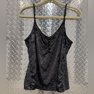 Lucky Brand Black Velvet Camisole